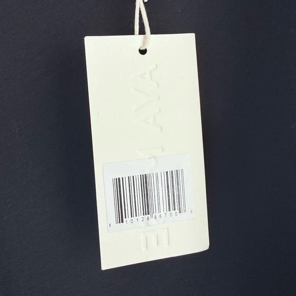 NWT AYA MUSE Scoop Tank Top Black XS Minimalist Semi Sheer Revolve - Picture 9 of 14